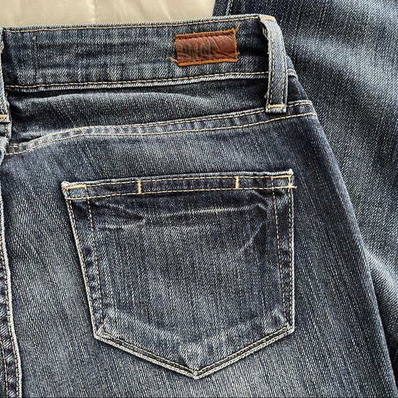 Paige Skyline Peg Denim Jeans Low Rise - Picture 6 of 10